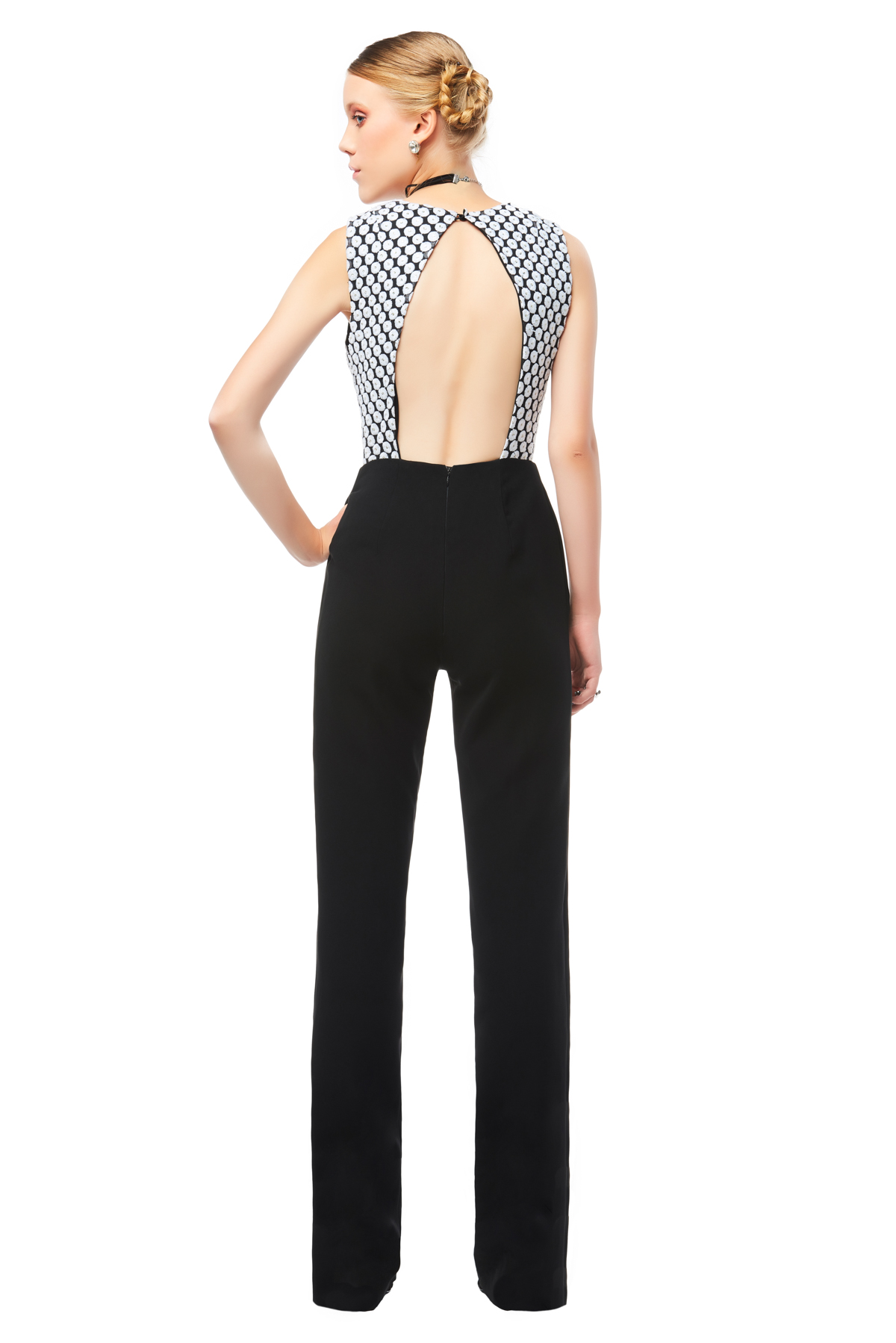 Vela De, jumpsuit, print jumpsuit, print, black jumpsuit, white jumpsuit, party outfit, vacation outfit, designer outfit, outfit, fashion, designer clothes, ชุดแบรนด์เนม, เช่าชุด, ชุดออกงาน, ชุดปาร์ตี้, ชุดไปเที่ยว