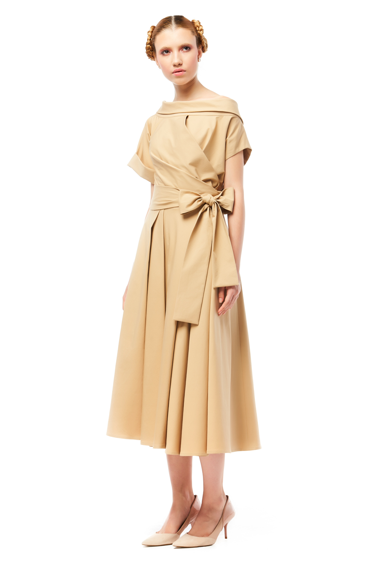 Vela De, dress, wrap dress, off shoulder top, brown dress, long dress, vacation outfit, designer dress, outfit, fashion, designer clothes, ชุดแบรนด์เนม, เช่าชุด, เดรส, ชุดออกงาน, ชุดปาร์ตี้, ชุดไปเที่ยว
