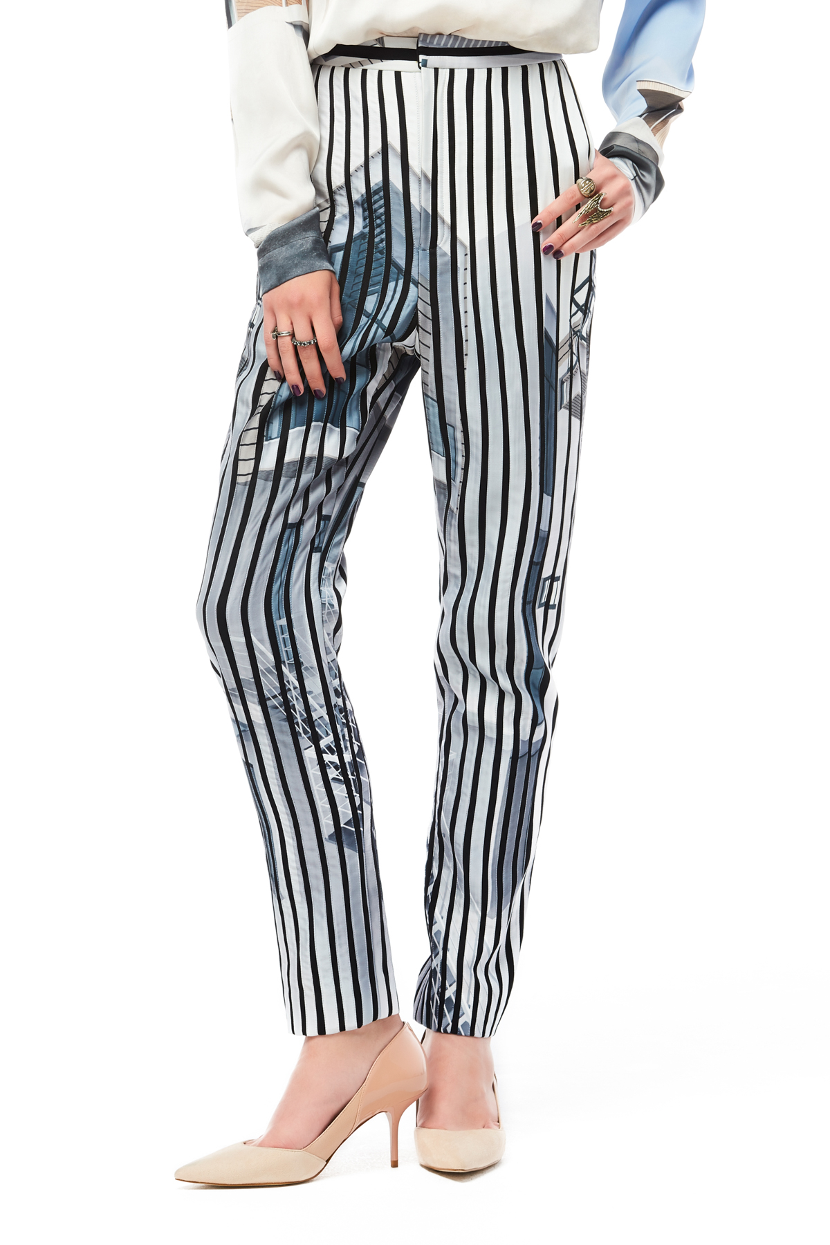 Vela De, pants, print pants, print trousers, party pants, designer pants, outfit, fashion, designer clothes, ชุดแบรนด์เนม, เช่าชุด, ชุดออกงาน, ชุดปาร์ตี้