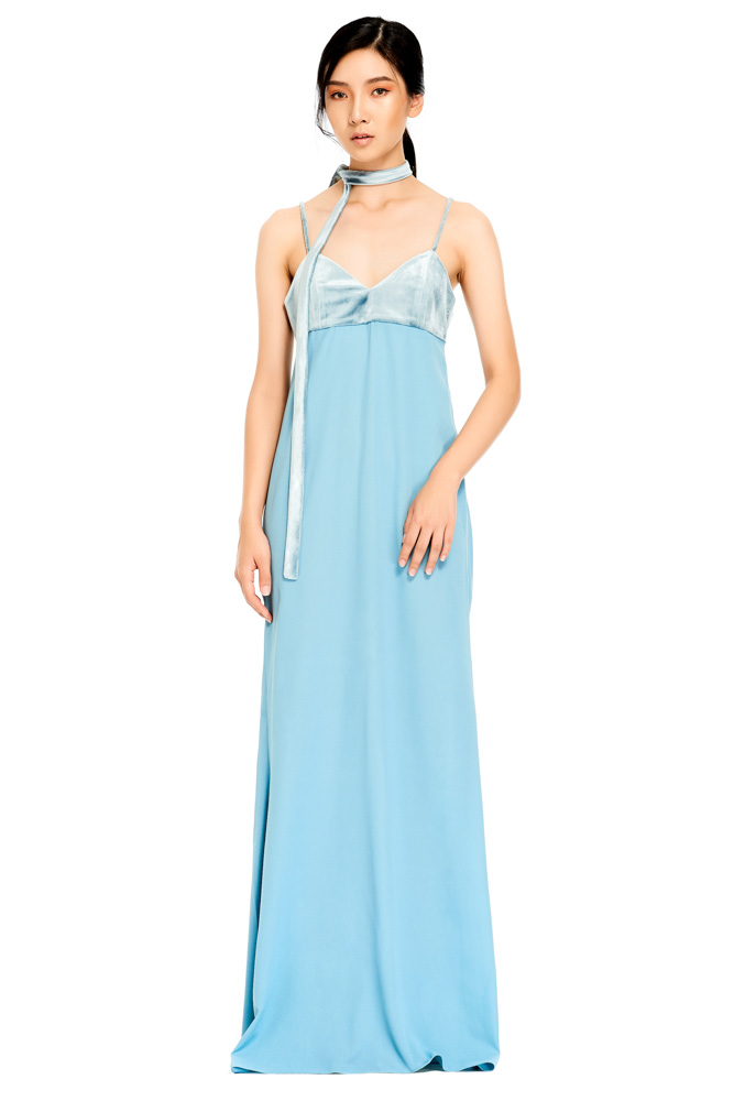 Vickteerut, dress, long dress, blue dress, designer dress, gala, event dress, cocktail dress, outfit, fashion, designer clothes, ชุดแบรนด์เนม, เช่าชุด, เดรส, เดรสยาว, ชุดออกงาน, ชุดปาร์ตี้