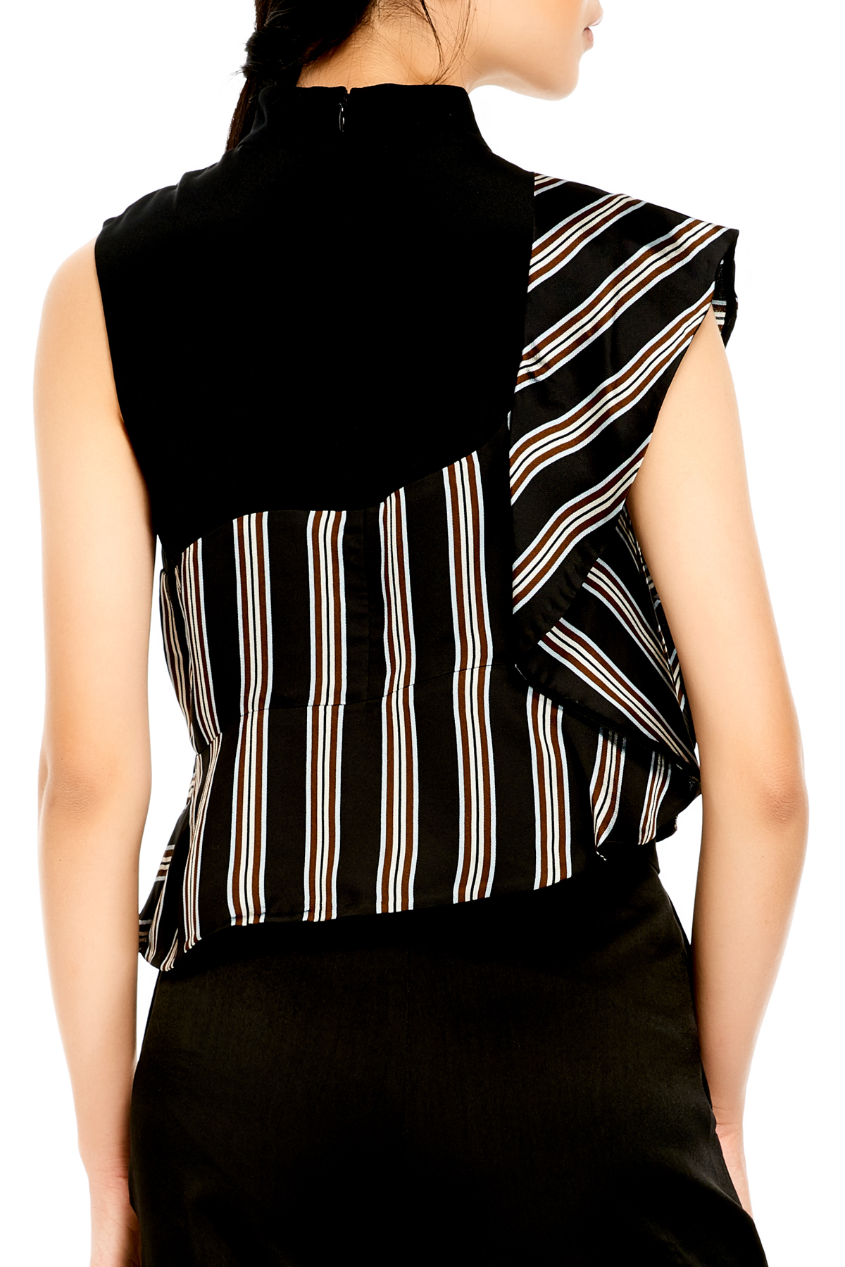 Phillip Lim, top, sleepless top, print top, print dress, blouse, print blouse, designer blouse, outfit, fashion, designer clothes, designer brands, ชุดแบรนด์เนม, เช่าชุด, ชุดออกงาน, ชุดปาร์ตี้