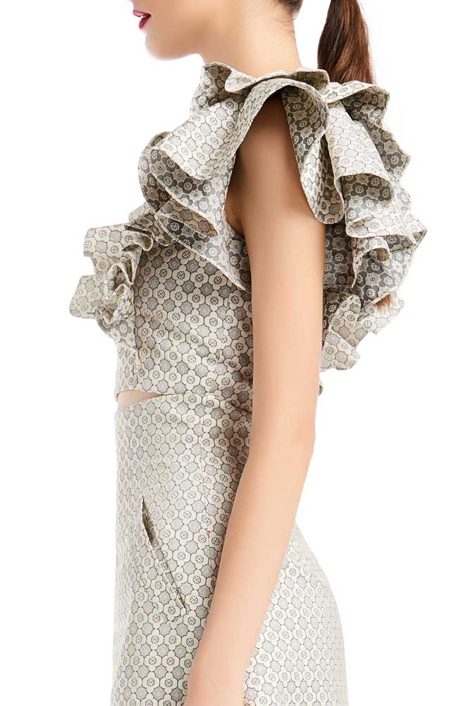 side view of the dress