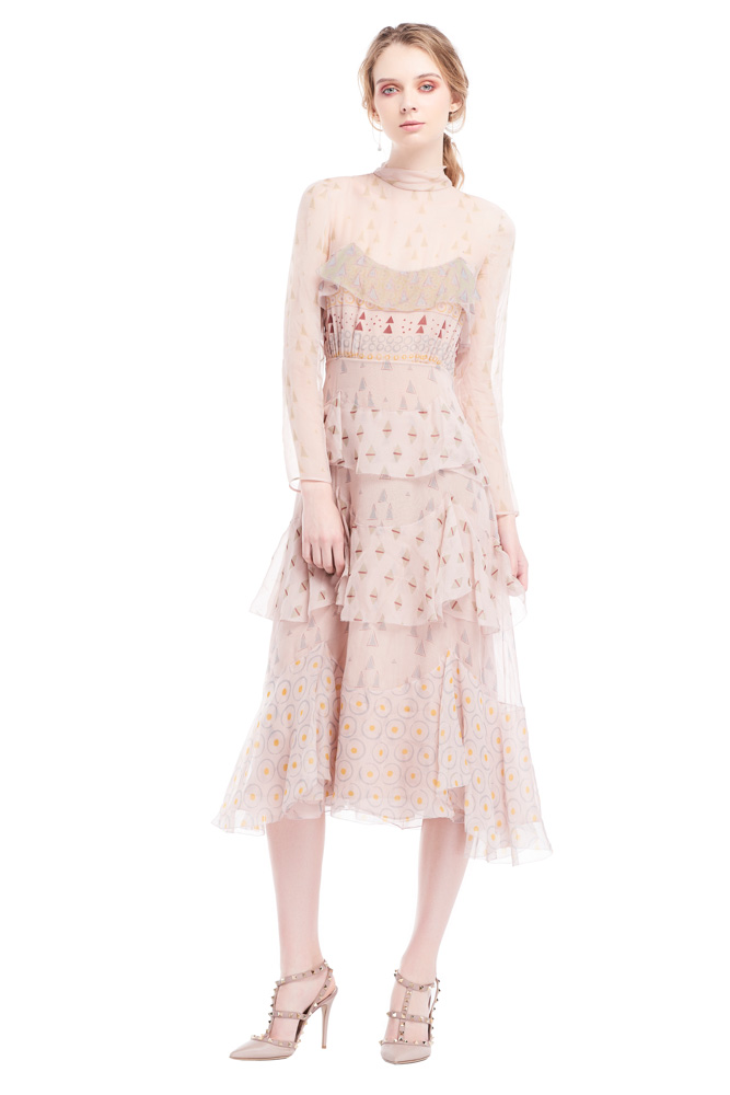 Front view of the dress