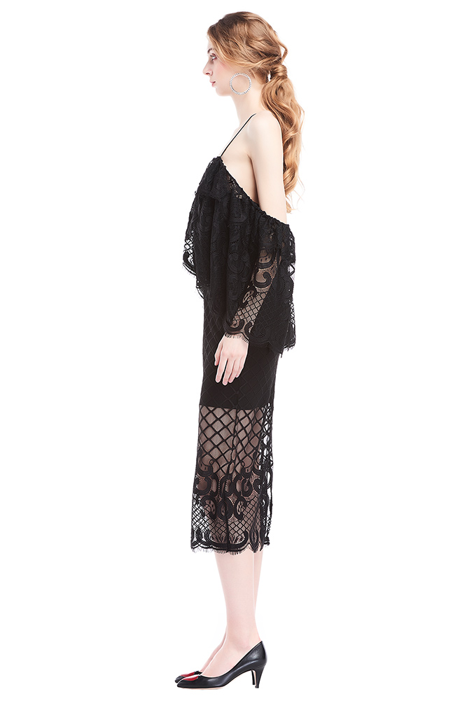 side view of the dress