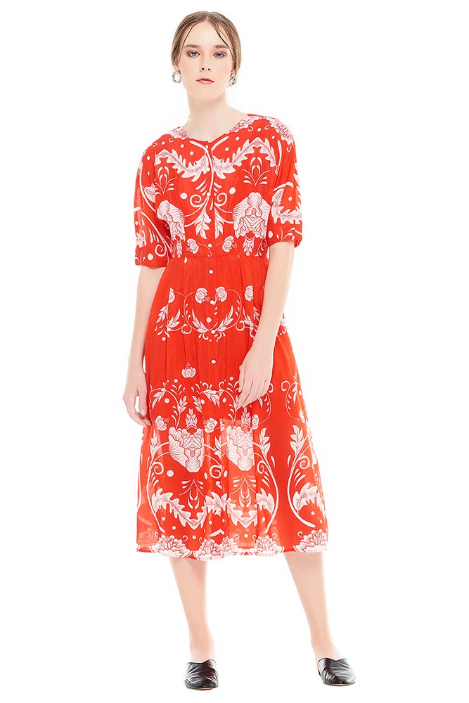front view of the dress