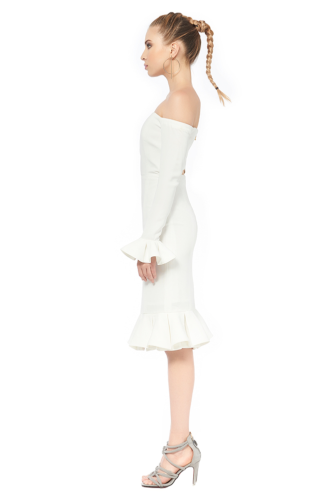 side view of the dress