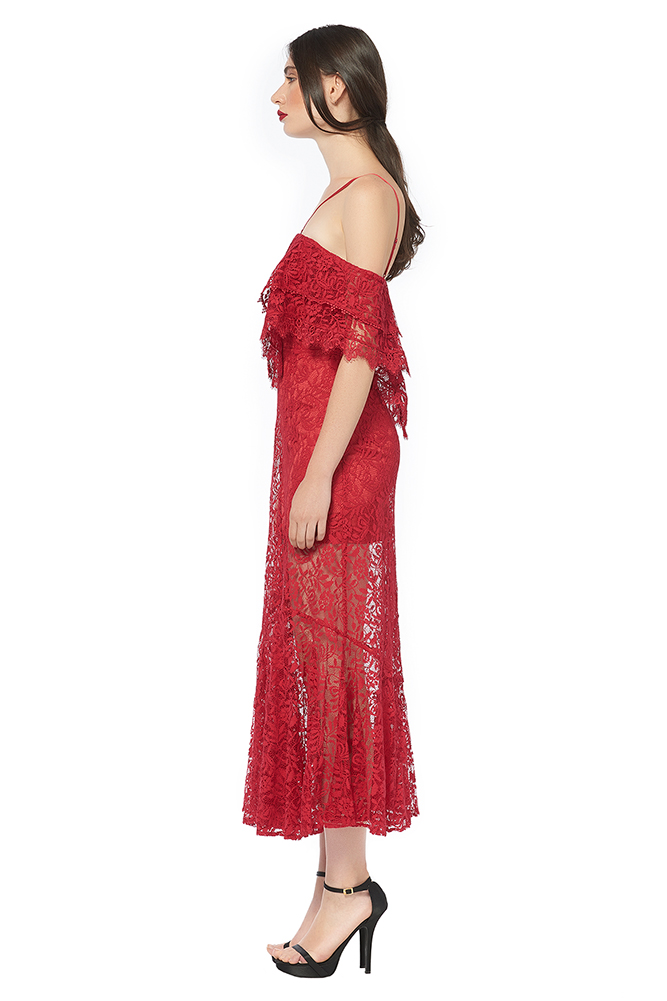 side view of the dress