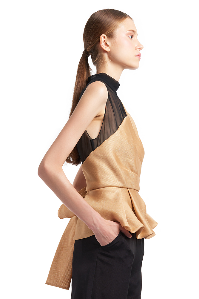 side view of the dress