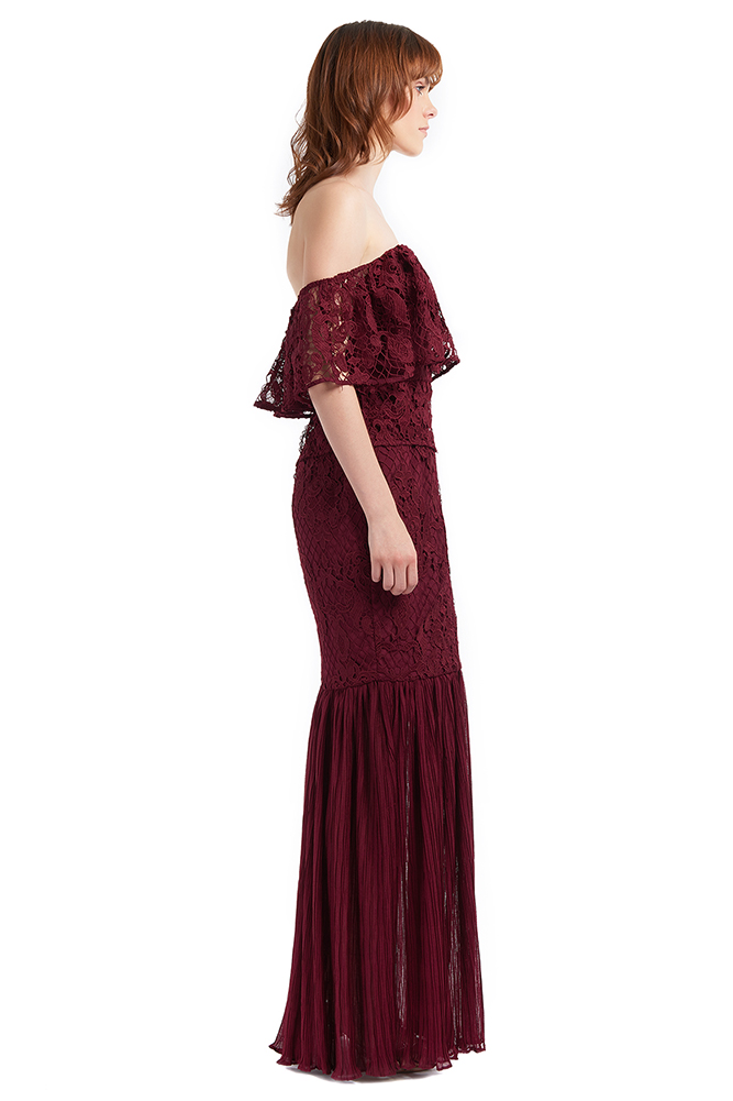 side view of the dress