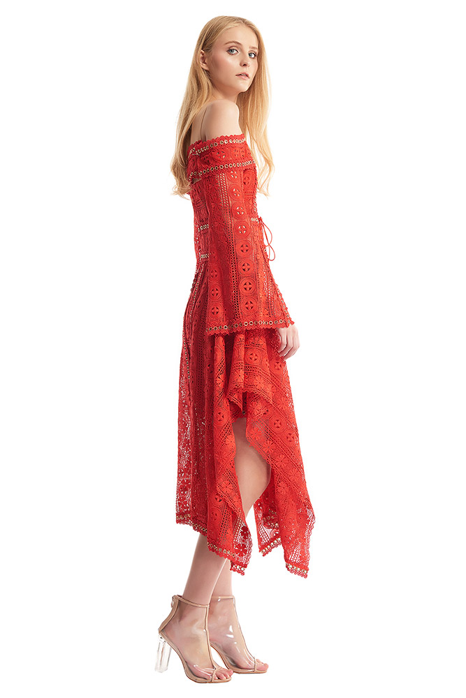 side view of the dress
