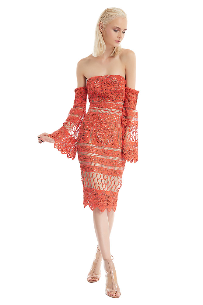 front view of the dress