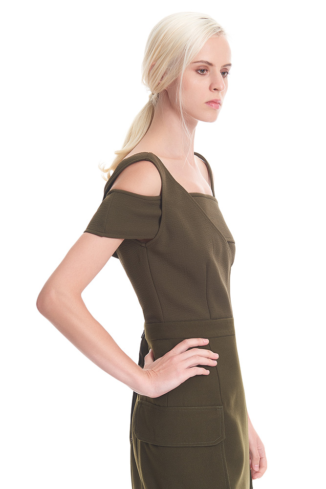 side view of the dress