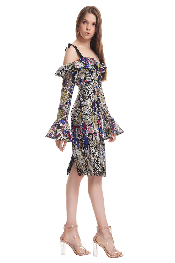 side view of the dress