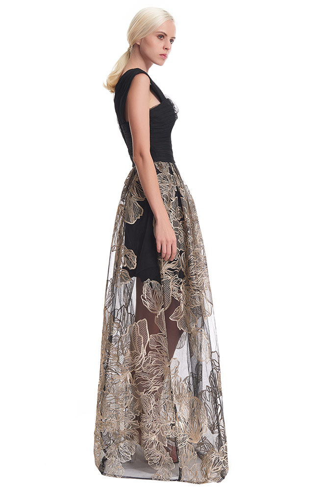 side view of the dress