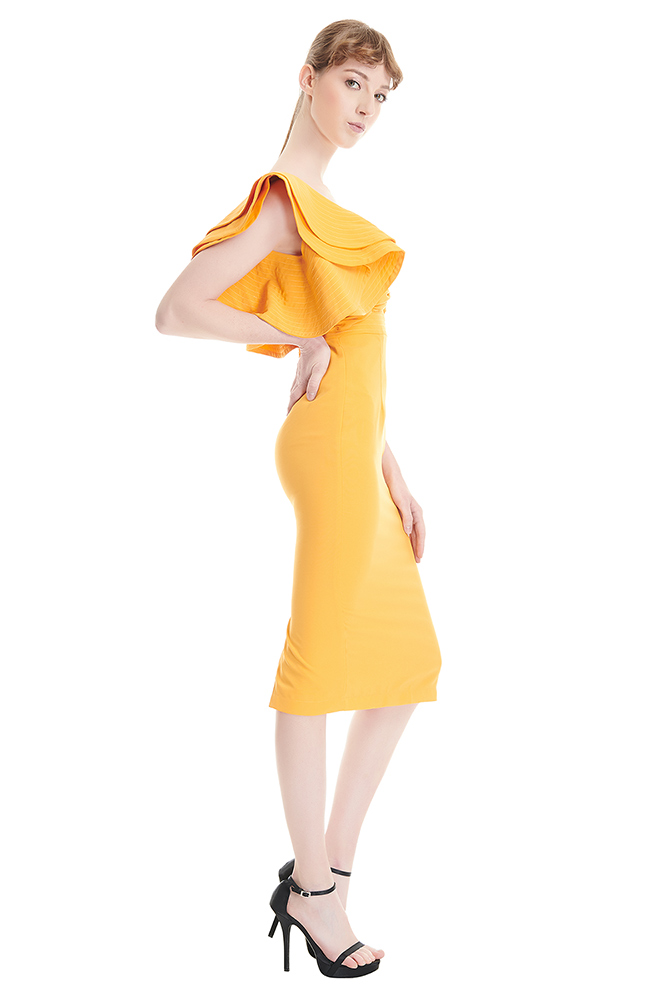 side view of the dress