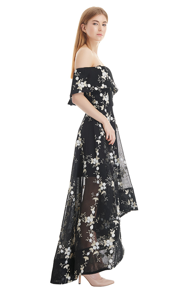 side view of the dress