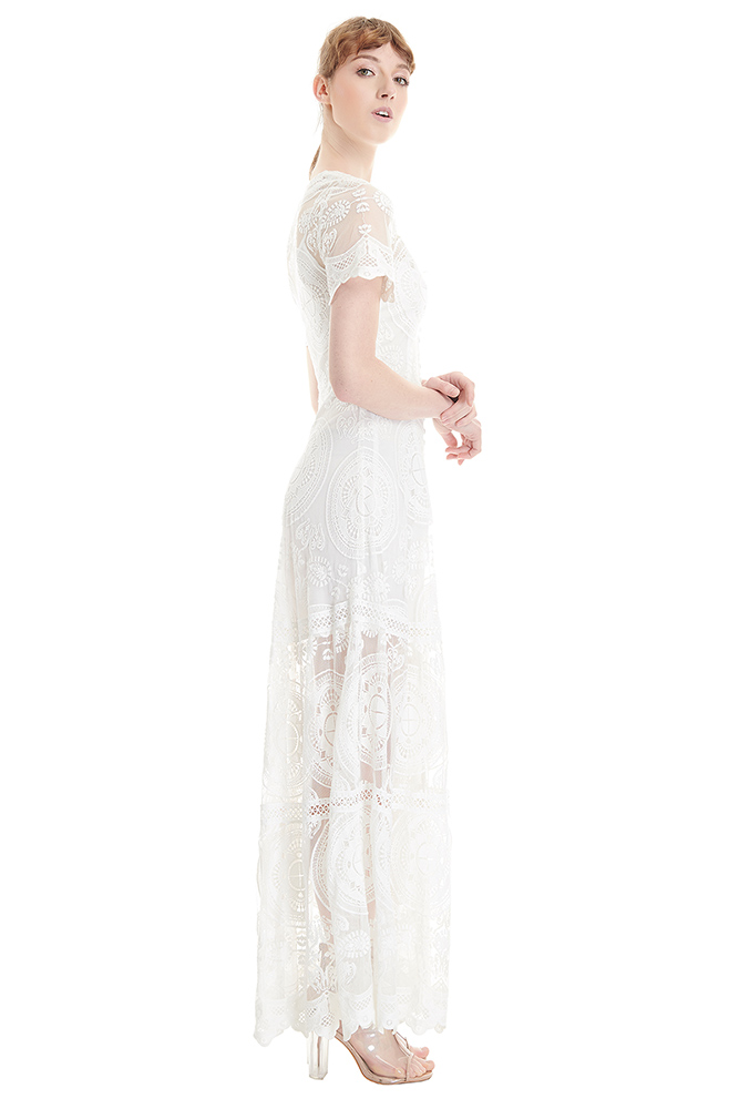 side view of the dress