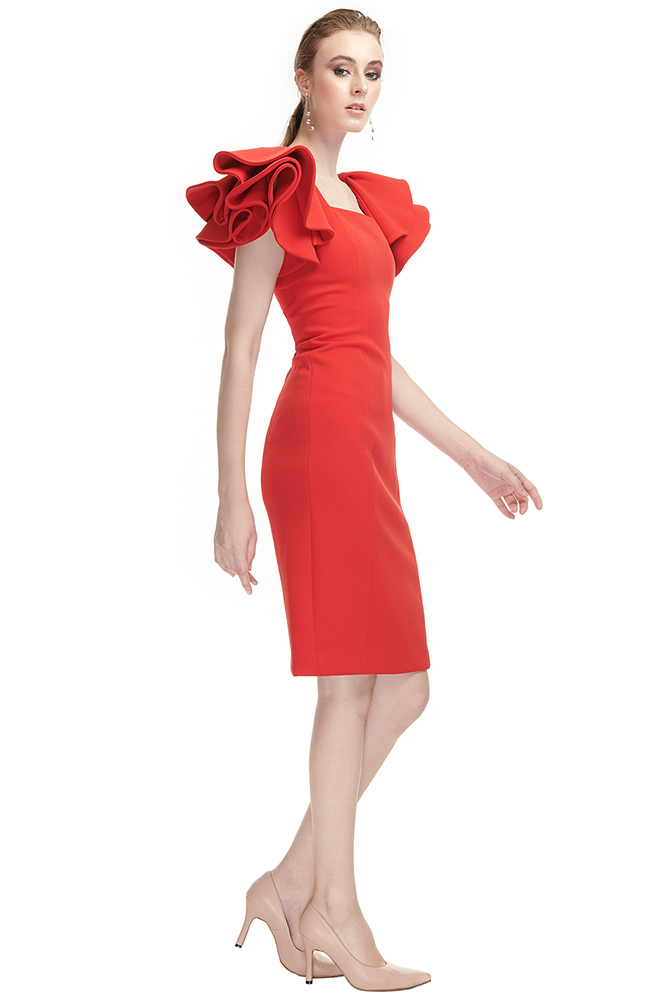 side view of the dress