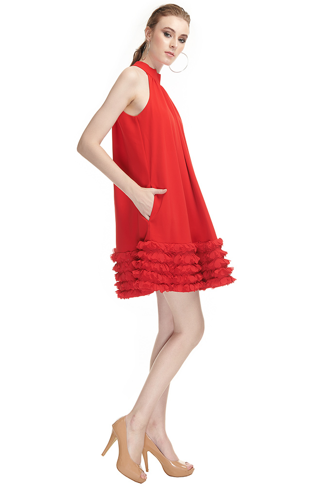 side view of the dress