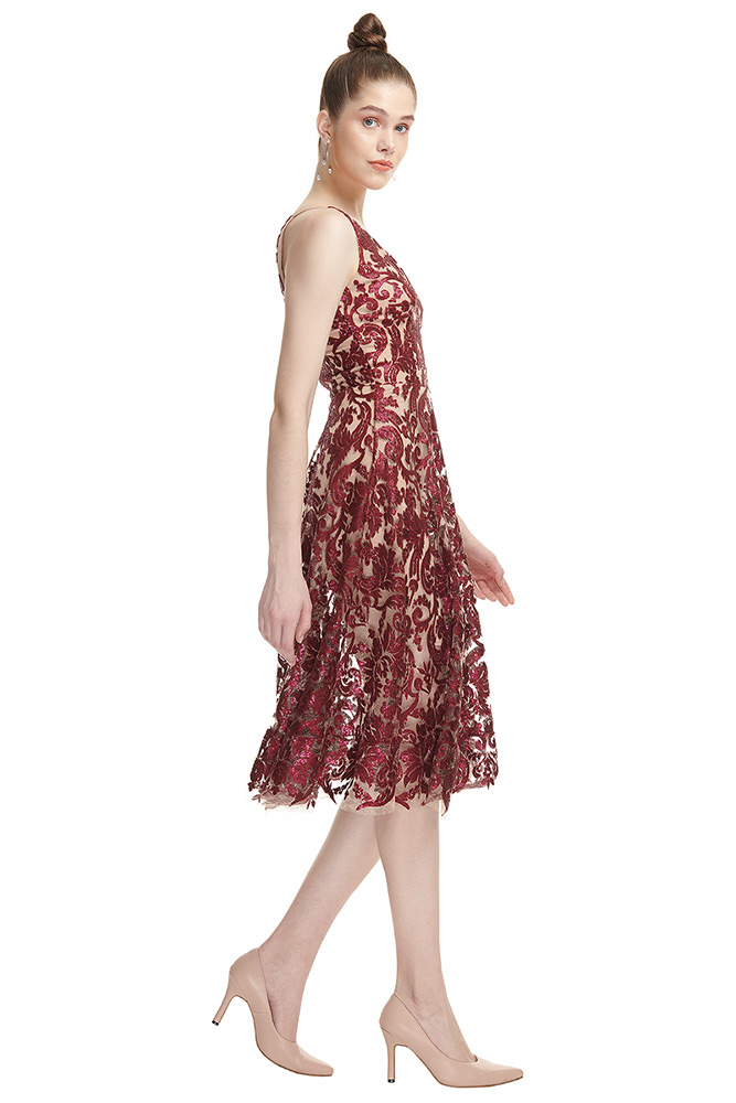side view of the dress