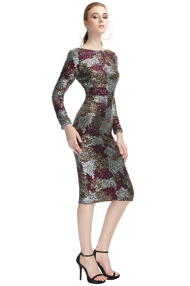 side view of the dress