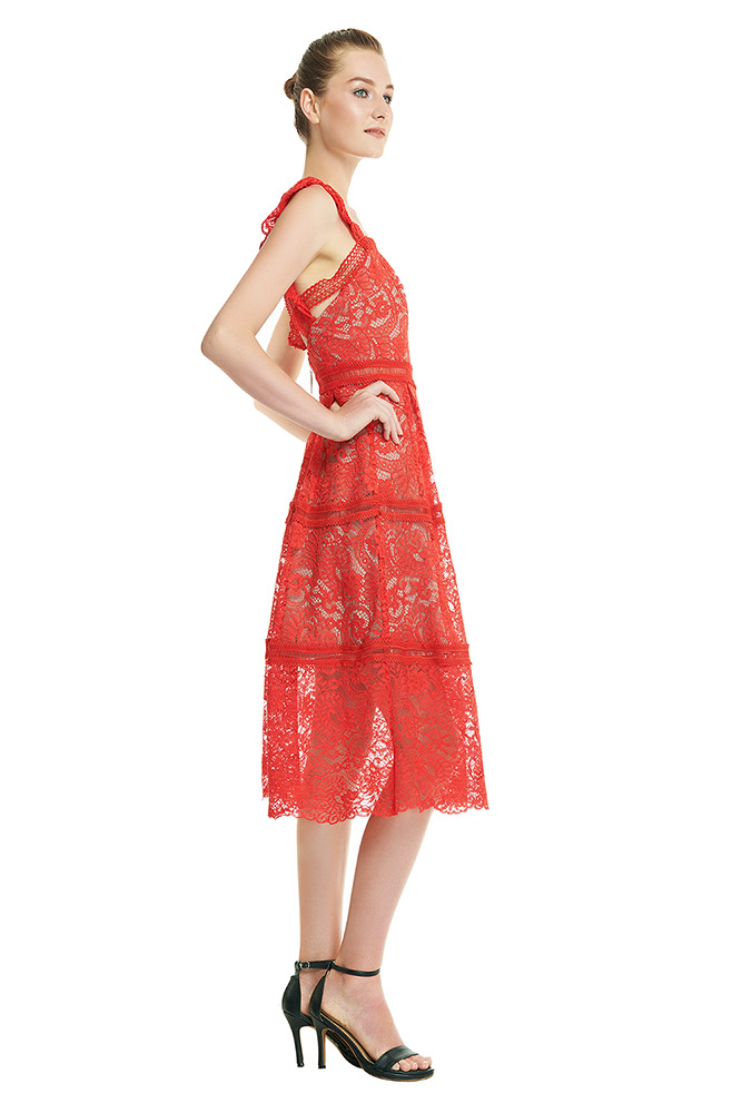 side view of the dress