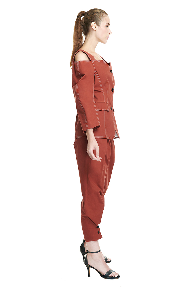 side view of the dress