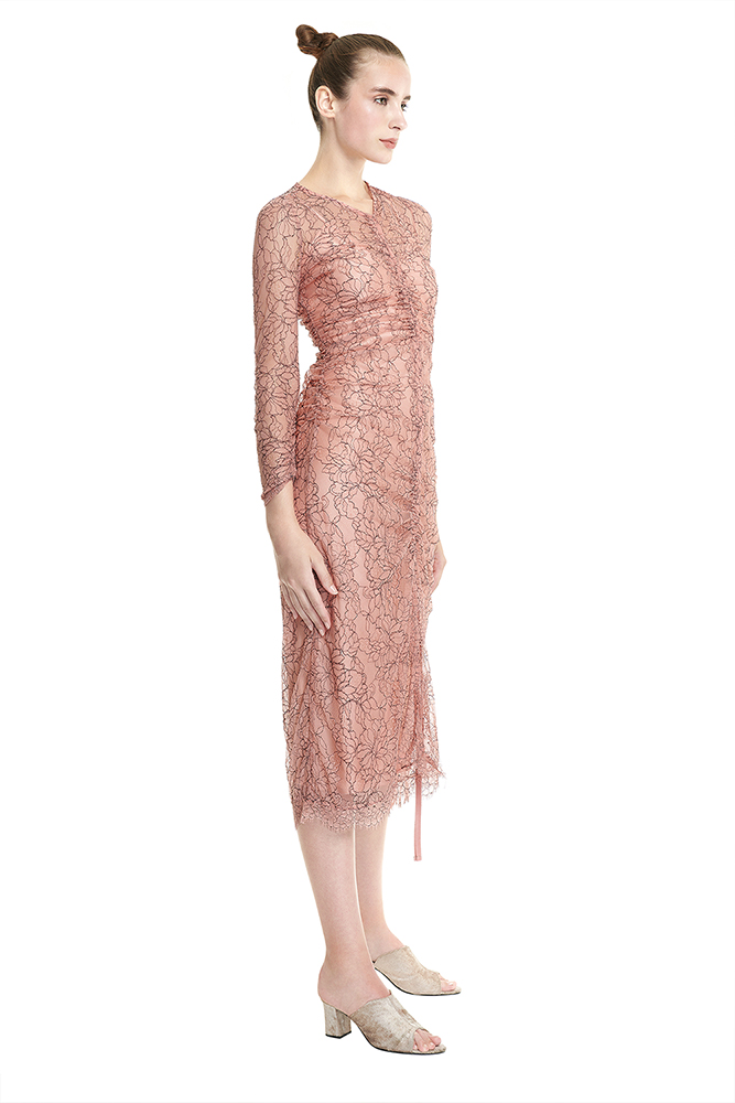 side view of the dress