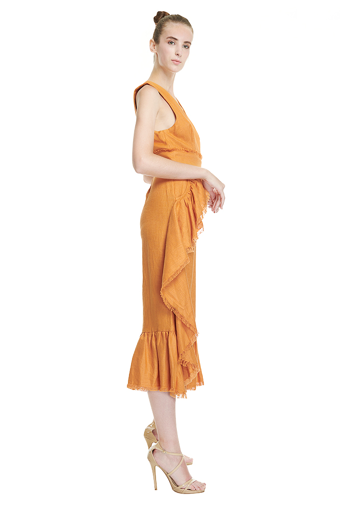 side view of the dress
