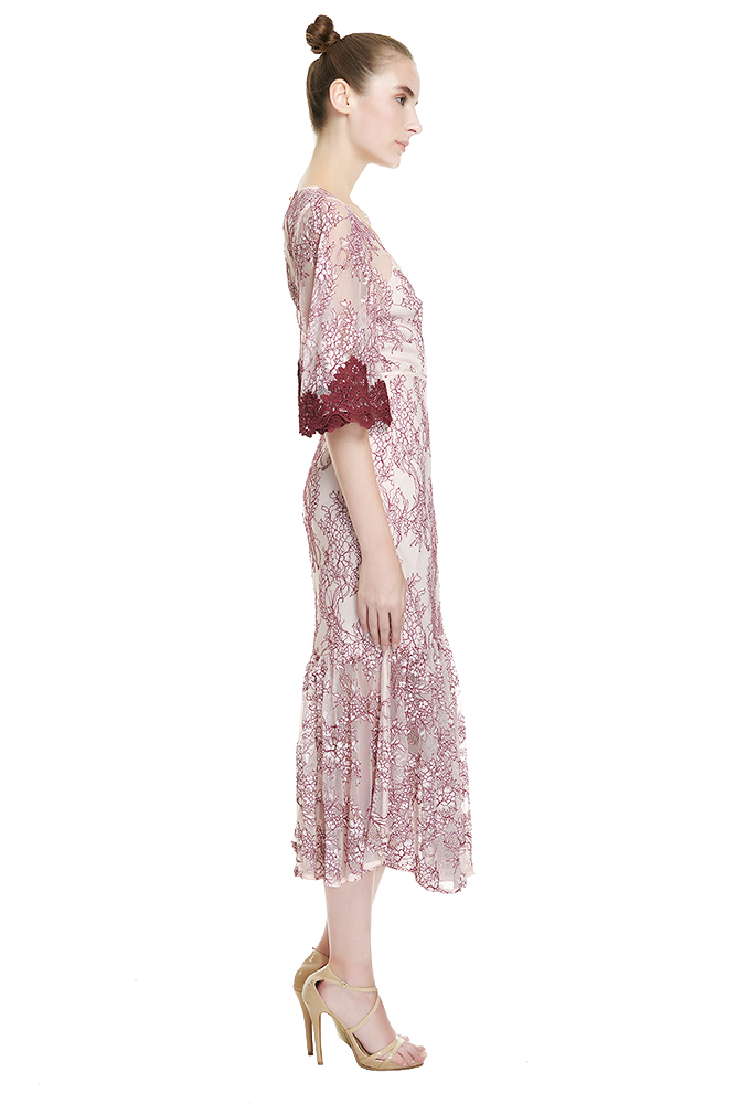 side view of the dress