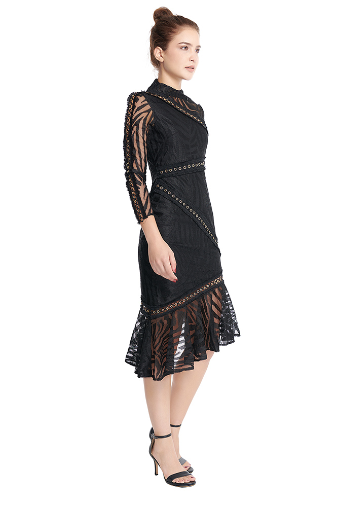 side view of the dress
