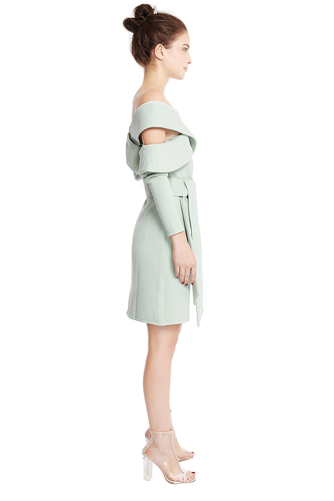 side view of the dress