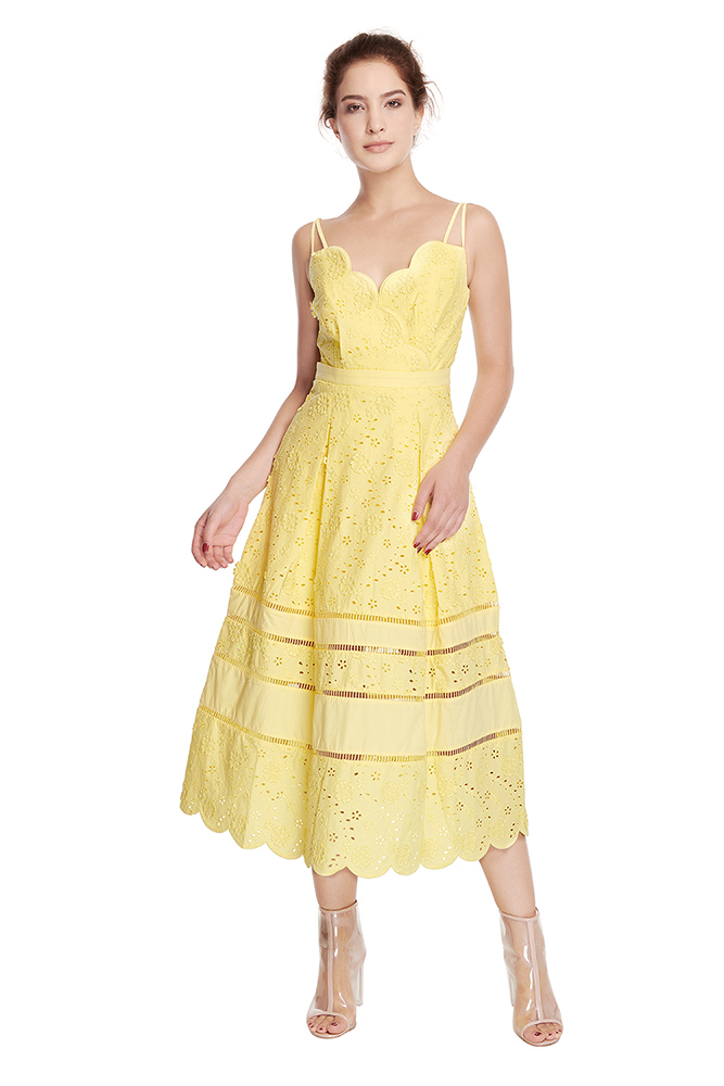 front view of the dress