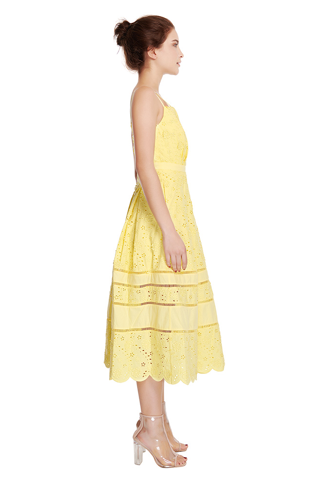 side view of the dress