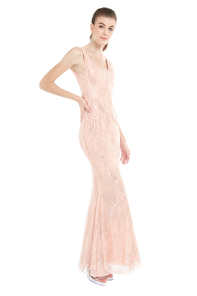 side view of the dress