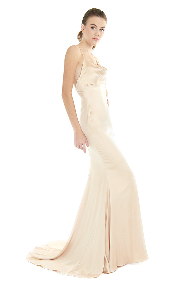 side view of the dress