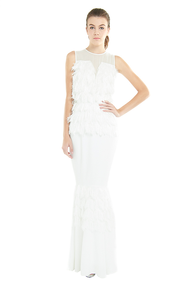 front view of the dress