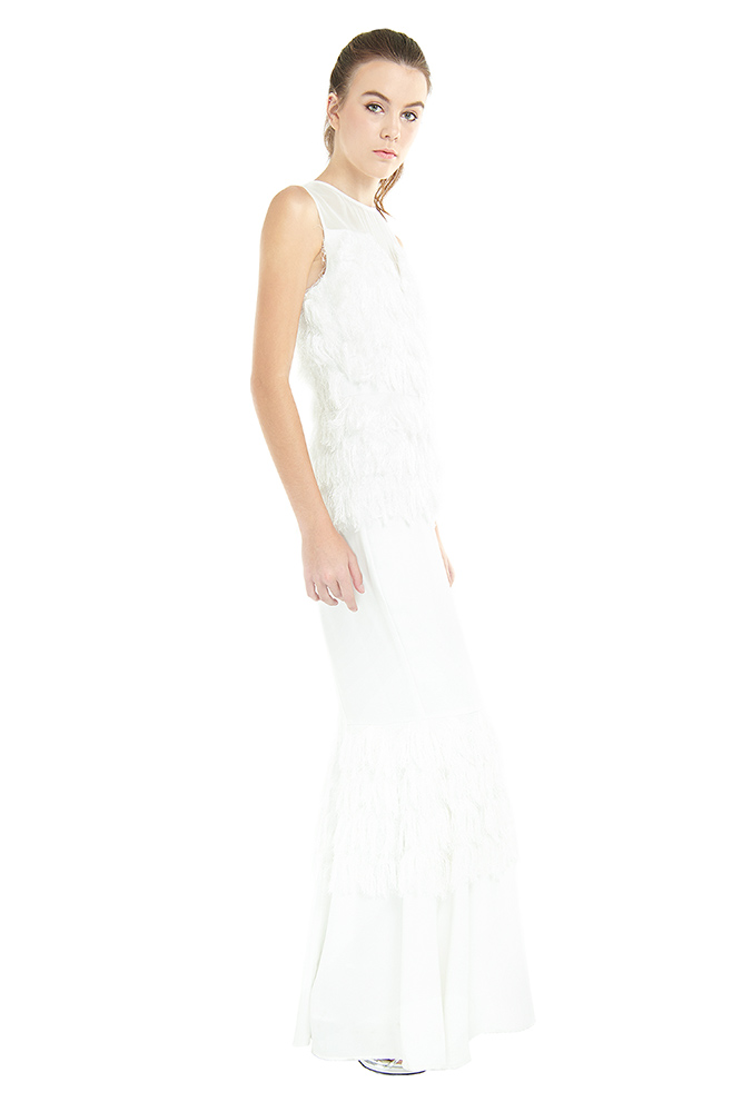 side view of the dress