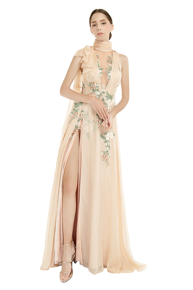 front view of the dress