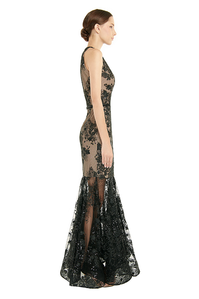 side view of the dress