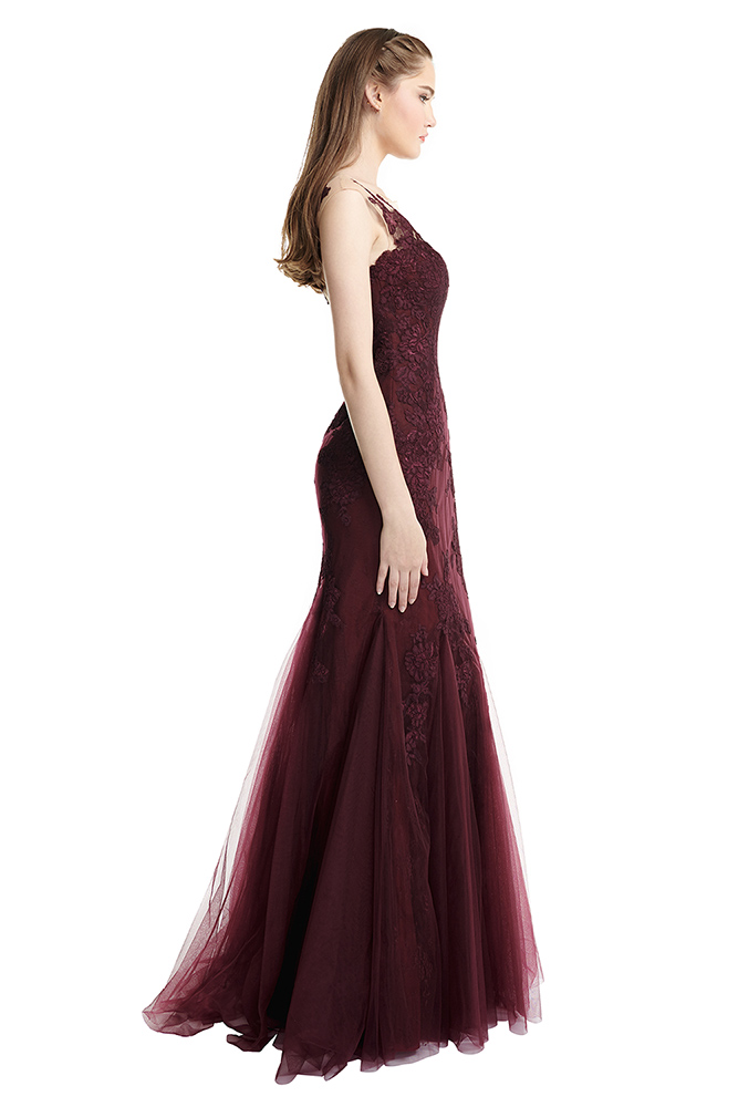side view of the dress