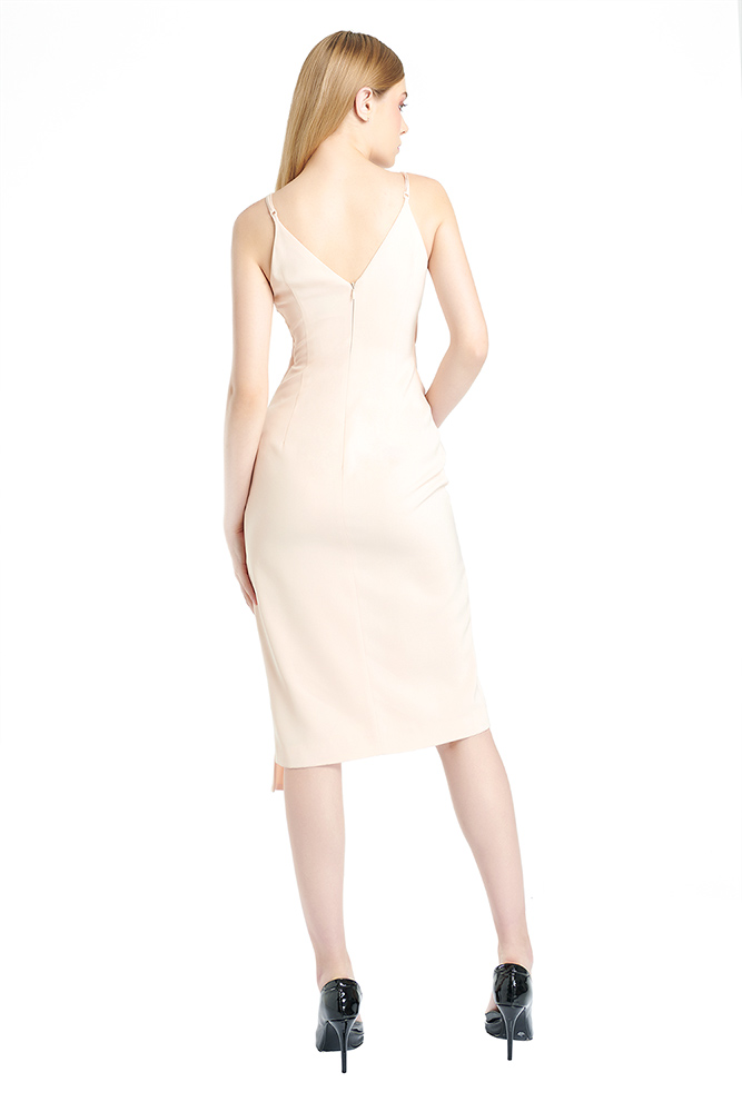 fit and flare denim midi dress Liverpool Fit & Flare Denim Midi Dress